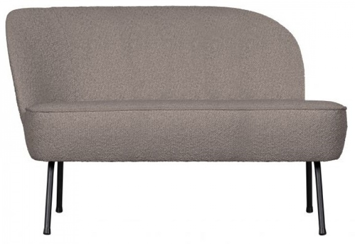 Fåtölj \'Vogue\' - Nougatfärgad bouclé - Vänster i gruppen Möbler / Sittmöbler / Fåtöljer hos Reforma (801177-NO)