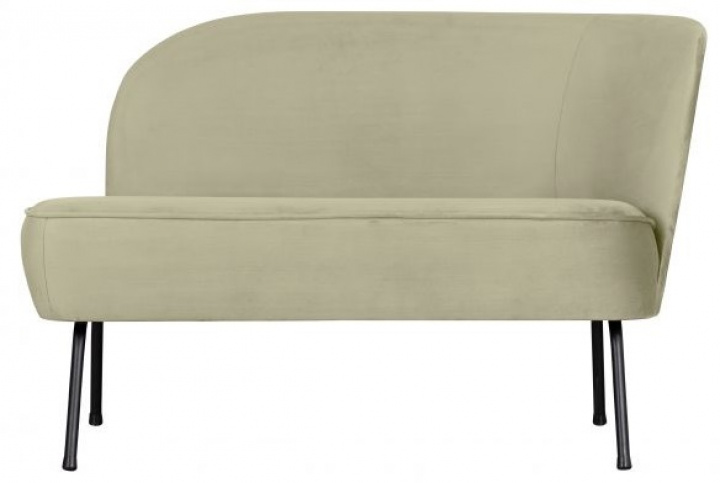 Fåtölj \'Vogue\' - Pistagefärgad sammet - Höger i gruppen Möbler / Sittmöbler / Fåtöljer hos Reforma (801178-P)