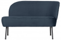Fåtölj \'Vogue\' - Blå sammet - Höger