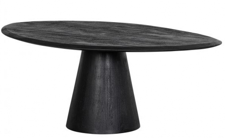 Soffbord 'Posture' Runt 120cm - Svart