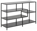 Bokhylla \'Seaford\' 114x78cm - Svart