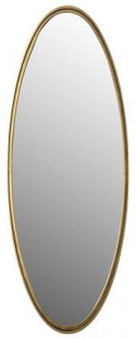 Spegel \'Matz\' Oval - Antik mässing 