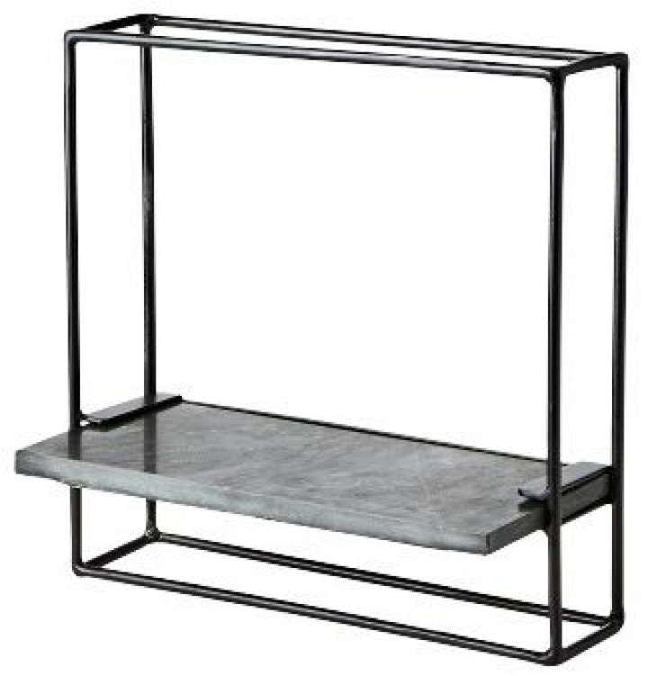Vägghylla - \'Milan\' - Svart - 35x35 i gruppen Möbler / Hyllor & förvaring / Vägghyllor hos Reforma (811-732-60)