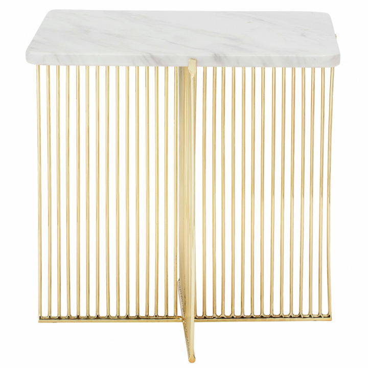 Soffbord 'Ellis' - Marmor/Guld - Bloomingville