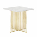 Soffbord \'Ellis\' - Marmor/Guld