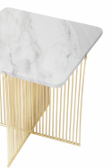 Soffbord \'Ellis\' - Marmor/Guld