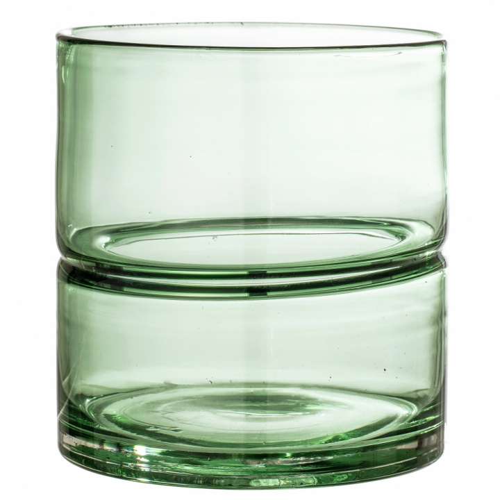 Vas 'Twist' - Grön/Glas - Bloomingville