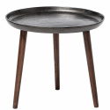 Soffbord \'Cone\' - Svart/Aliminium