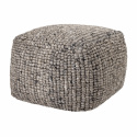 Sittpuff \'Boston\' - Grå/Ull