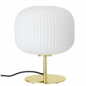 Bordslampa - Guld/Vit