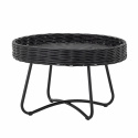 Soffbord \'Hattie\' 60cm Runt - Svart/Rotting