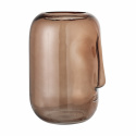 Vas - \'Ansikte\' Brun/Glas