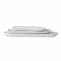 3-Pack Bricka \'Tray\' - Vit/Stengods