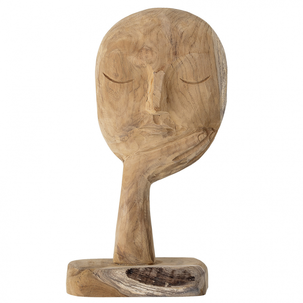 Skulptur \'Deco\' - tervunnet tr