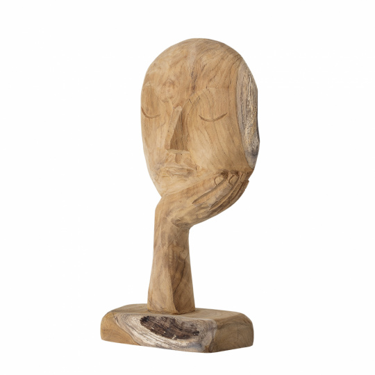 Skulptur \'Deco\' - tervunnet tr