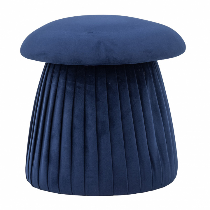 Sittpuff \'Roberta\' 44cm Runt - Blå i gruppen Möbler / Sittmöbler / Pallar hos Reforma (82064258)