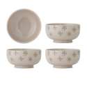 Skål \'Snowie\' 4-pack Ø13 - Beige