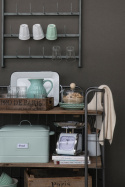 Hylla med hjul - Industristil