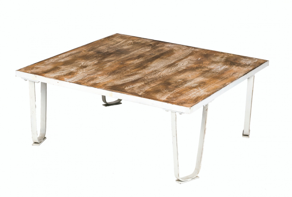 Soffbord vintage - Industrial White