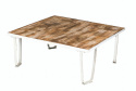 Soffbord vintage - Industrial White