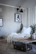 Soffbord vintage - Industrial White