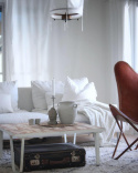 Soffbord vintage - Industrial White