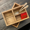 Vintage Trälåda \'3 Trays\' - Trä