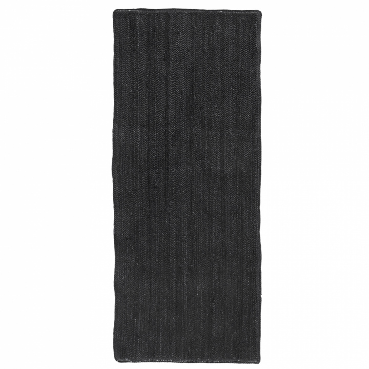 Matta \'Jute\' - Svart S i gruppen Inredning / Mattor / Vävda Mattor hos Reforma (8627)