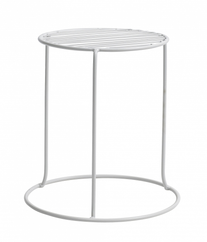 Metallpall - Vit (2 st)