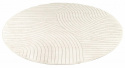 Rund Matta \'Devon\' 160cm - Cream