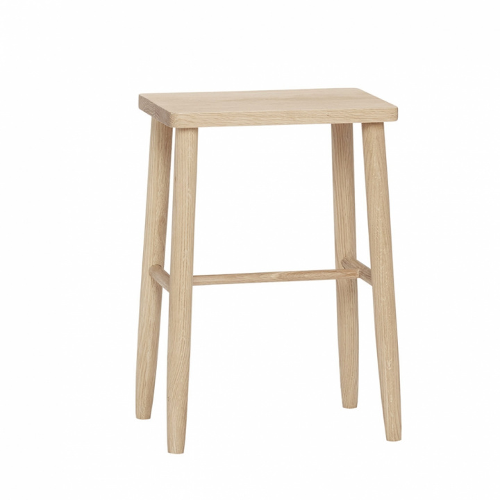 Stilren pall - Rektangulär/Natur - Hubsch
