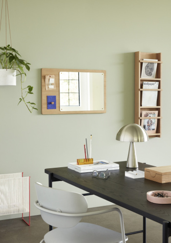 Vggspegel med magneter - Ek 80x50 cm