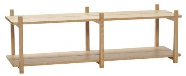 Mason Shelf Double Small Natural i gruppen MBLER / Hyllor & frvaring / Skp och sknkar hos Reforma (881310)