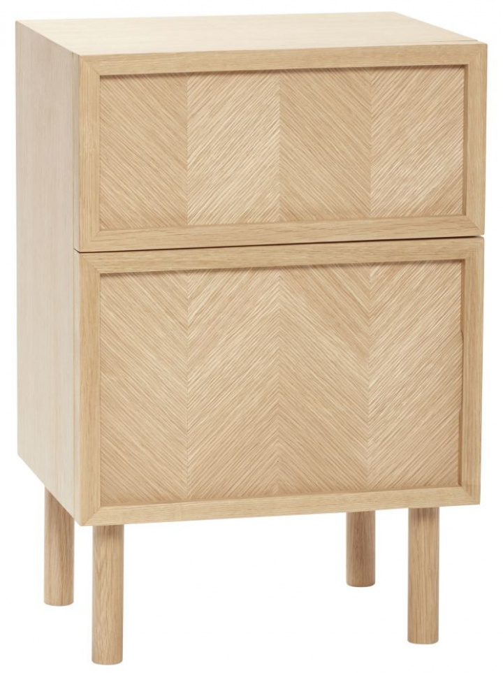 Sidobord 'Herringbone' - Natur