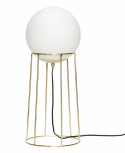 Bordslampa/Golvlampa - Mässing/Vit L