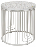 Soffbord \'Cap\' - Vit/Terrazzo