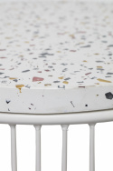 Soffbord \'Cap\' - Vit/Terrazzo