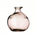 Glasvas - brun/rosa