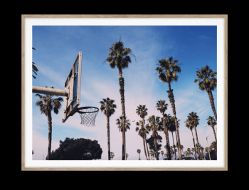 Poster \'Basketball Los Angeles\' 30x40 - Multi