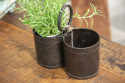 Förvaringsburkar \'Iron pot\' - Antikmetall