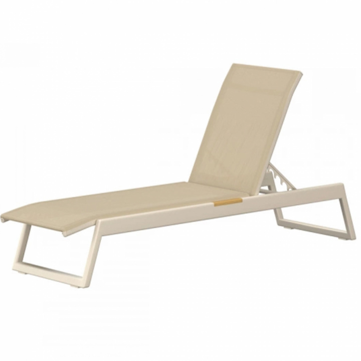 Solstol \'Mexico\' - Beige i gruppen Möbler / Utemöbler / Solstolar & Solsängar hos Reforma (9294-222)