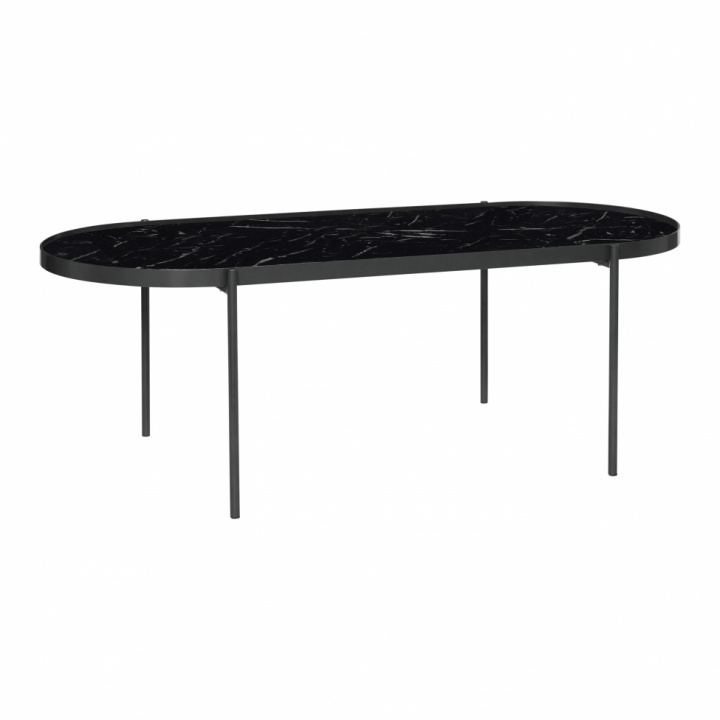 Soffbord Svart - Metall/Glas - Hubsch