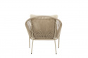 Loungestol \'Luna\' - Beige