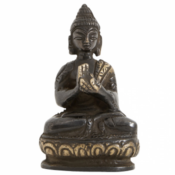 Skulptur \'Buddha\' - Svart S