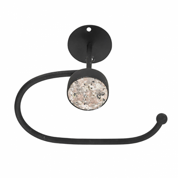 Toalettrullshållare 'Milford' - Svart