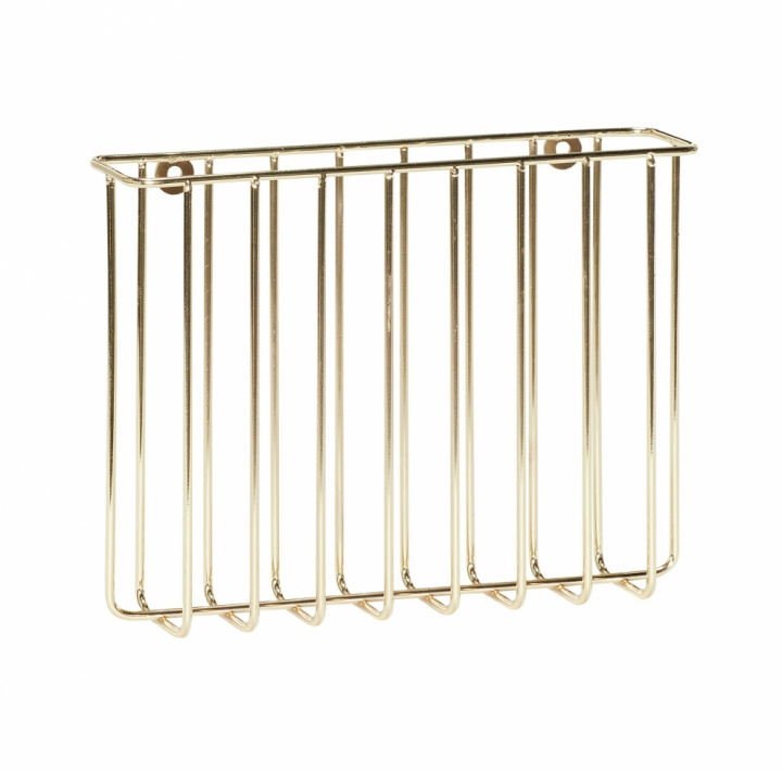 Tidningshållare - Guld/Metall