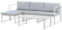 Loungegrupp Utomhus \'Sencelles\' - Grå/Vit