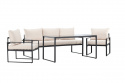 Loungeset \'Vico\' - Svart
