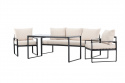 Loungeset \'Vico\' - Svart