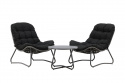 Loungeset \'Siro\' - Svart